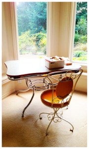 My desk nook in my Sherwood house.